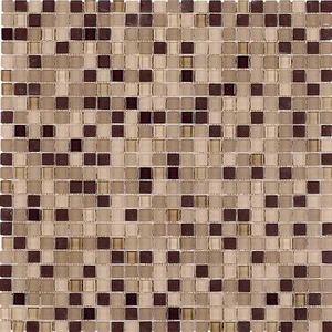 Мозаика Dune Glass Mosaics Micro Beige 185403 30x30 матовая