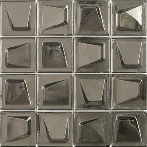 Мозаика Dune Glass Mosaics Tinsel 187270 24x24 глянцевая