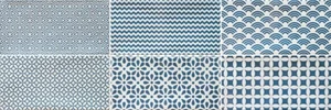 Декоративный элемент Dune Ibiza Decor Azul 187809 12,5x25 глянцевый