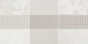 Декоративный элемент Dune Lumiere Decor Grey 187787 12,5x25 глянцевый