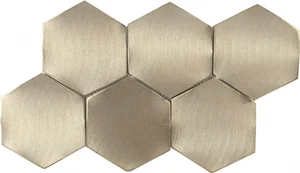 Мозаика Dune Materia Mosaics Icon Gold 188527 16,2x28 матовая