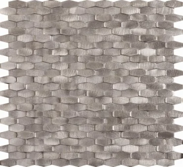 Мозаика Dune Materia Mosaics Halley Silver 187706 28,4x30 глянцевая