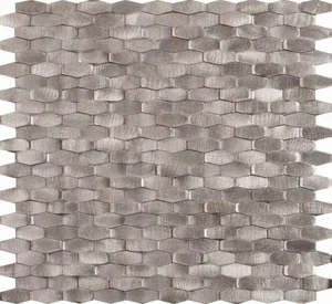 Мозаика Dune Materia Mosaics Halley Silver 187706 28,4x30 глянцевая