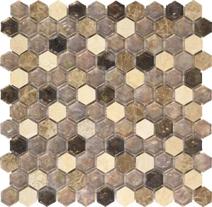 Мозаика Dune Materia Mosaics Melina 187116 29x30 глянцевая