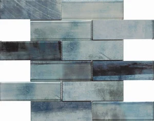 Мозаика Dune Materia Mosaics Sublime Blue 187709 29,8x29,8 глянцевая
