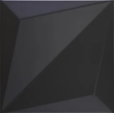 Плитка Dune Shapes 1 Origami Black 187343 25x25 матовая