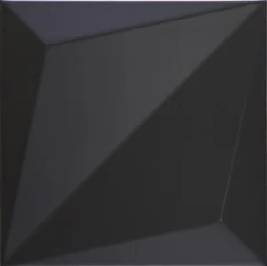 Плитка Dune Shapes 1 Origami Black 187343 25x25 матовая