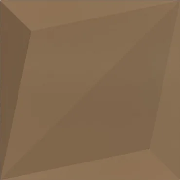 Плитка Dune Shapes 1 Origami Bronzo 187485 25x25 сатинированная