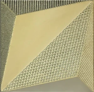 Плитка Dune Shapes 1 Origami Gold 187350 25x25 сатинированная