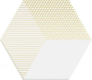 Керамогранит Dune Shapes Hexaline Mix White 188002 21,5x25 матовый