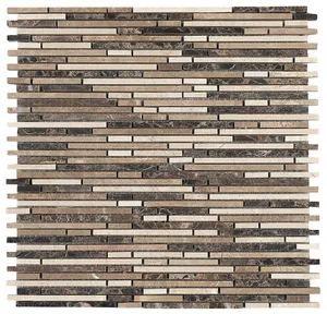 Мозаика Dune Stone Mosaics Vesta 186760 29,8x29,8 матовая