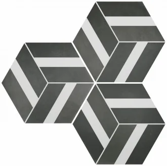 Six Cementine Bari Black
