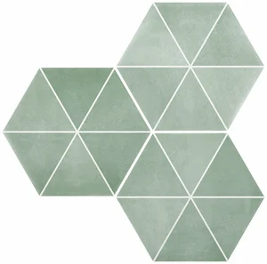 Керамогранит Durstone Six Cementine Capri Aqua 23x27 матовый