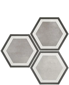 Керамогранит Durstone Six Cementine Pisa Grey 23x27 матовый