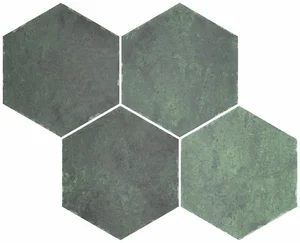 Керамогранит Durstone Six Saona Esmeralda 23x27 матовый