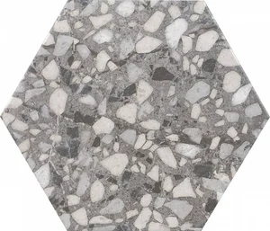 Керамогранит Durstone Six Terazzo Grey 23x27 матовый