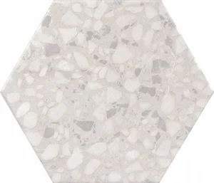 Керамогранит Durstone Six Terazzo Talc 23x27 матовый