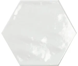Керамогранит Ecoceramic Chiara Blanco Hex 20x24 глянцевый