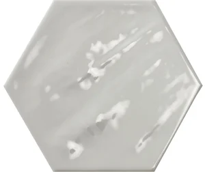 Керамогранит Ecoceramic Chiara Gris Hex 20x24 глянцевый