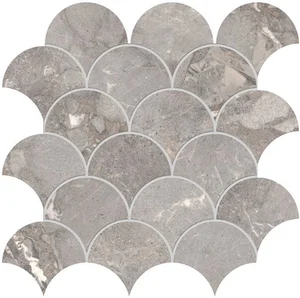 Мозаика Edimax Golden Age Mosaico Shell Grey 30x30 матовая