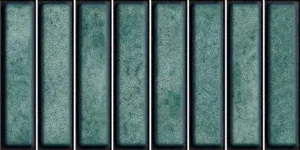 Плитка El Barco Domino Verde 15x30 глянцевая