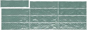 Декоративный элемент El Barco Music Decor Verde 7,5x30 рельефный