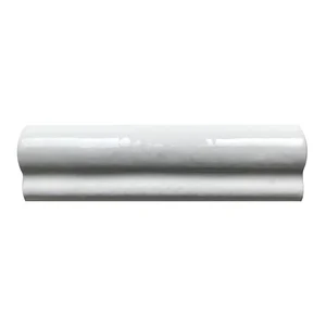 Бордюр El Barco Patine Moldura Blanco Brillo 4x15 глянцевый