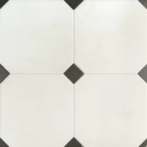 Керамогранит El Molino Betera Black-White 58x58 матовый