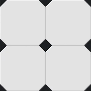 Керамогранит El Molino Betera Black-White Satin 33,3x33,3 сатинированный