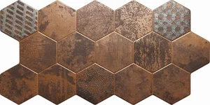 Керамогранит El Molino Hive Cobre 45,5x90 матовый