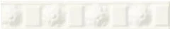 Бордюр Grazia Electa Cammeo Bianco Craquele CACL1 3,5x20 глянцевый