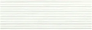Плитка Mei Elegant Stripes White Structure O-ELS-WTU052 25x75 глянцевая