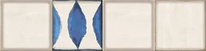 Декоративный элемент Eletto Ceramica Faenza Cobalt Flor Frise 1 586832001 15,6x63 глянцевый