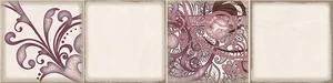 Декоративный элемент Eletto Ceramica Faenza Wine Ornament Frise 1 586842003 15,6x63 глянцевый
