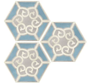 Декоративный элемент Elios Hexagon Carpet Beige 00ZE0D4 25,4x29,2 матовый