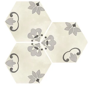 Декоративный элемент Elios Hexagon Lily Beige 00ZE0A4 25,4x29,2 матовый