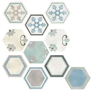 Декоративный элемент Elios Hexagon Mix 00ZE099 25,4x29,2 матовый