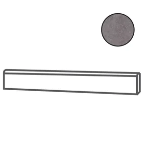 Бордюр Elios Montreal Battiscopa Dark 00XBX90 6,5x100 матовый