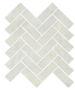 Мозаика Elios Montreal Mosaico Elegance White 00XH300 22,5x25 матовая