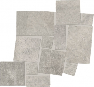 Fabrika Mosaico Blokko Grey Silktech EMXP
