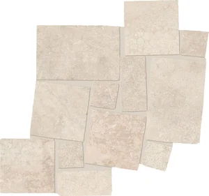 Керамогранит Emil Ceramica (Acif) Fabrika Mosaico Blokko Sand Silktech EMXN 34x34 матовый
