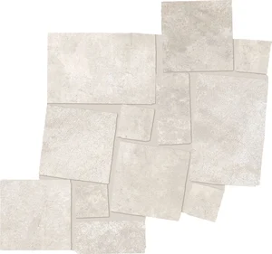 Керамогранит Emil Ceramica (Acif) Fabrika Mosaico Blokko White Silktech EMXR 34x34 матовый