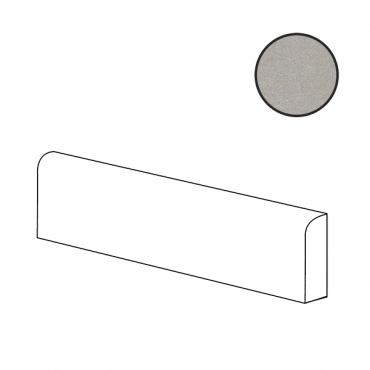 Бордюр Emil Ceramica (Acif) Kotto Becco Civetta Cenere E379 6x25 матовый