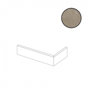 Бордюр Emil Ceramica (Acif) Kotto Brick Angolare Terra E391 6x25 матовый