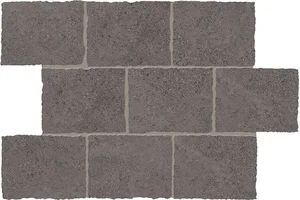 Мозаика Emil Ceramica (Acif) Landscape Mosaico Muretto Antracite Silk EJYT 30x45 матовая
