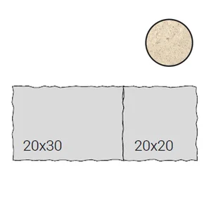Керамогранит Emil Ceramica (Acif) Landscape Petit Opus Brecciato Sabbia Silktech EJYG 20x50 матовый