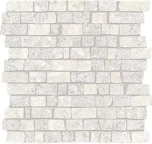 Мозаика Emil Ceramica (Acif) Mapierre Mosaico Petit Mur Blanc EM0K 30x30 рельефная