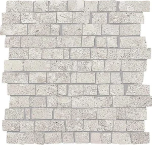 Мозаика Emil Ceramica (Acif) Mapierre Mosaico Petit Mur Gris EM0N 30x30 рельефная