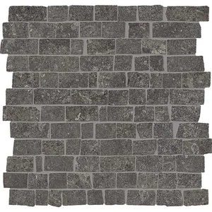 Мозаика Emil Ceramica (Acif) Mapierre Mosaico Petit Mur Noir EM0P 30x30 рельефная