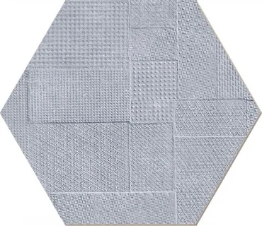 Керамогранит Emil Ceramica (Acif) Sixty Esagona Timbro Cielo Silk EKN5 18,2x21 матовый